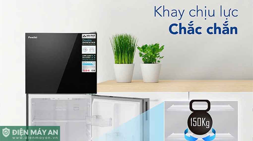 Tủ lạnh Funiki cánh kính Inverter 209 lít HR T8209GB